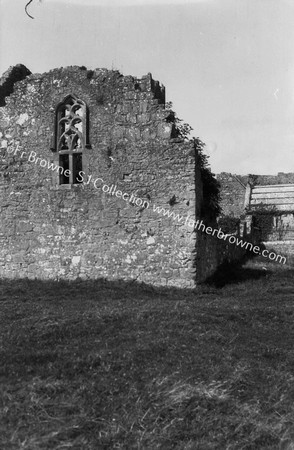 CLARE ABBEY(AUGUSTINIAN) WINDOW OF CHAPEL S.WALL OUTSIDE